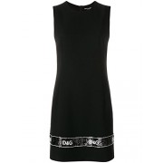 Dolce e Gabbana Women's F67F2ZFUBD2N0000 Black Wool Dress - sukienki - $1,992.00  ~ 1,710.90€