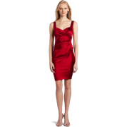 Donna Morgan Women's Sleeveless Solid Dress Cranberry - Dresses - $155.00 