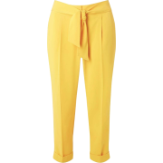 Dorothy Perkins Petite Ochre Tie Waist T - Capri hlače - £25.00  ~ 28.25€