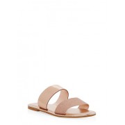 Double Band Flat Slide Sandals - Sandalen - $12.99  ~ 11.16€