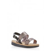 Double Band Slingback Sandals - Sandals - $16.99 