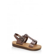 Double Band T Strap Platform Sandals - Sandalen - $16.99  ~ 14.59€