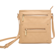 Double Front Zip Crossbody Bag - Poštarske torbe - $10.00  ~ 63,53kn