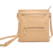 Double Front Zip Crossbody Bag - Torby posłaniec - $10.00  ~ 8.59€