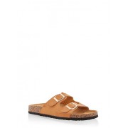 Double Strap Footbed Sandals - Sandalen - $12.99  ~ 11.16€