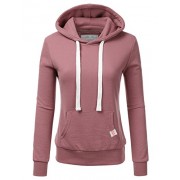 Doublju Basic Lightweight Pullover Hoodie Sweatshirt for Women - Пуловер - $19.99  ~ 17.17€