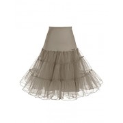 Dressystar 1950s Women Vintage Rockabilly Petticoat Skirt Tutu Underskirt - Accessories - $21.99 