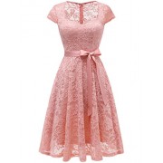 Dressystar Women's Vintage Sweetheart Lace Wedding Party Dress Short Formal Dress - Dresses - $68.99  ~ £52.43
