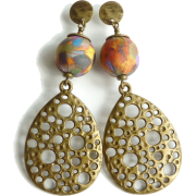 Drop shape earrings - Naušnice - $43.00  ~ 273,16kn