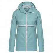 ELESOL Women's Rain Coat Lightweight Rain Jacket Hood Fashion Outdoor Coat S-3XL - Outerwear - $19.99  ~ £15.19