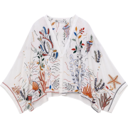 EMBROIDERED COTTON BLOUSE - Shirts - $49.90 