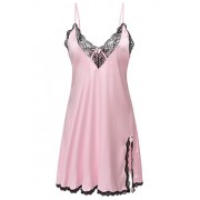 Ekouaer Sexy Lingerie Women's Sleepwear Satin Lace Chemise Nightgown XS-XXL - Bielizna - $4.99  ~ 4.29€