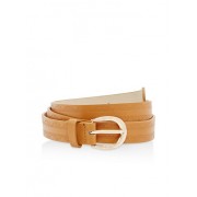 Embossed Faux Leather Belt - Belt - $3.99 