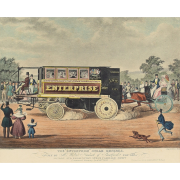 Enterprise SteamOmnibus lithograph c1833 - Illustraciones - 