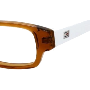 Eyeglasses Tommy Hilfiger T_hilfiger 1145 0H9E Transparent Light Brown / White - Prescription glasses - $70.00  ~ 60.12€
