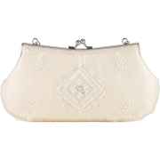 FARFALLA satin clutch bag - Torbe z zaponko - $25.00  ~ 21.47€