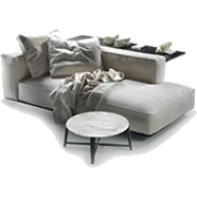 FLEXFORM grey sofa - Arredamento - 