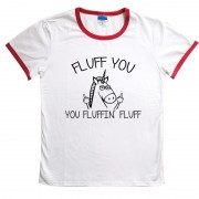 FLUFF U YOU FLUFFIN FLUFF Harajuku Vinta - T-shirts - $15.99 