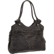 FRYE Vintage Stud Shoulder Bag Black - Bag - $297.95 