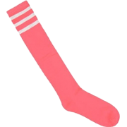 FULL TILT Athletic Striped Over The Knee Socks neon pink - Donje rublje - $5.99  ~ 38,05kn