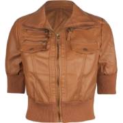 FULL TILT Faux Leather Womens Jacket Camel - Jacket - coats - $24.99 