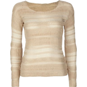 FULL TILT Open Weave Womens Crop Top Cream - Пуловер - $22.99  ~ 19.75€