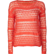 FULL TILT Open Weave Womens Sweater Coral - Пуловер - $27.99  ~ 24.04€