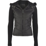 FULL TILT Puffer Womens Hooded Jacket Black - Jacket - coats - $24.97 