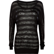 FULL TILT Sheer Womens Scoop Top Black - Maglie - $22.99  ~ 19.75€