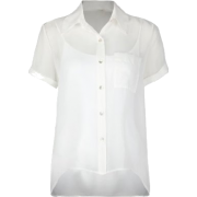 FULL TILT Womens Hi-Lo Blouse Cream - Košulje - kratke - $22.99  ~ 146,05kn