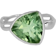 Faceted Green Amethyst Ring - Items - £79.00  ~ $103.95