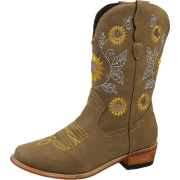 Fall boots flower print - Stiefel - 