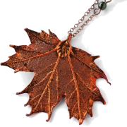 Fallen Leaf Necklace - Maple - Ogrlice - $25.00  ~ 158,81kn