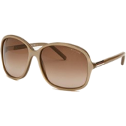 Fashion Sunglasses: Beige/Light Burgundy Gradient - Sunglasses - $97.02 