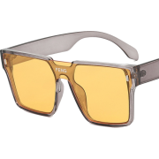 Fashion Onepiece Large Frame Retro Uv Protection Sunglasses Nhkd705841 - 墨镜 - $3.00  ~ ¥20.10