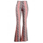 Fashionomics Womens Boho Comfy Stretchy Bell Bottom Flare Pants - Pantaloni - $14.99  ~ 12.87€