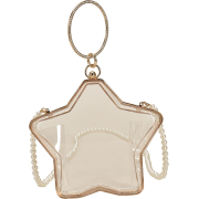 Fashion personality acrylic star messenger bag simple metal buckle beads chain s - Messenger bags - $12.77 