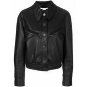 Faux Leather Bomber Jacket - Myファッションスナップ - $1,043.00  ~ ¥117,388