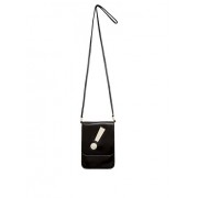 Faux Leather Exclamation Point Crossbody Bag - Hand bag - $5.99 