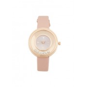 Faux Leather Floating Rhinestone Watch - Relojes - $9.99  ~ 8.58€