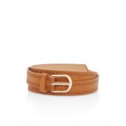 Faux Leather Star Embossed Belt - Pasovi - $3.99  ~ 3.43€