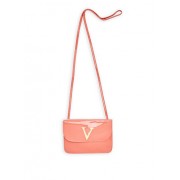 Faux Patent Leather Crossbody Bag - Hand bag - $8.99 