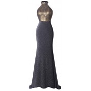 Fazadess Women's Halter Floral Lace Vintage Wedding Maxi Long Dress - Платья - $68.99  ~ 59.25€