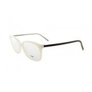 Fendi FE 1020 105 White Plastic Rectangle Eyeglasses 51mm - Eyewear - $64.99  ~ £49.39
