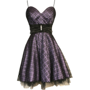 Flocked Mesh & Satin Overlay Holiday Party Dress Junior Plus Size Black/Lavender - Dresses - $99.99 