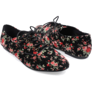 Floral oxfords - 鞋 - 