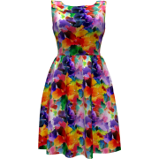 Floramoon Pretty Pansy Dress - sukienki - $150.00  ~ 128.83€