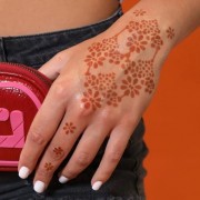 Flower Power Henna Tattoo Stencil - Cosmetics - $1.99 