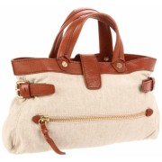 Foley + Corinna Buckled Satchel Linen/Brown - Hand bag - $77.29 