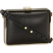 Foley + Corinna Cadeau 8503042 Evening Bag Black Croc - Borse - $216.21  ~ 185.70€